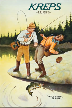 Kreps Fishing Lures by Wayne McLoughlin